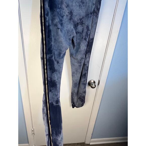 Johnny Was Calme Lounge Set XL Blue Tie Dye Hippie Boho Tencel Organic Cotton - Picture 5 of 10